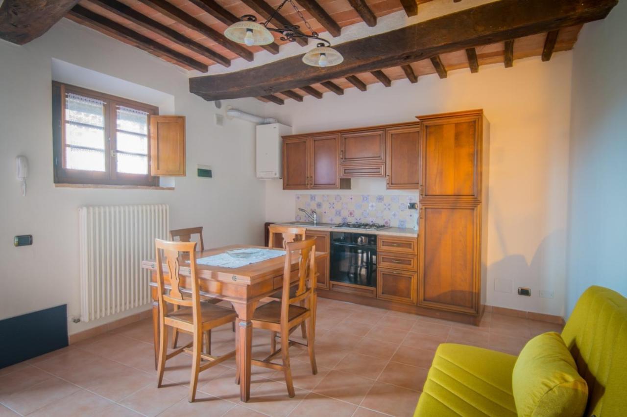 アッシャーノUlivo-Chianti Charming Flat With Private Parking!アパートメント エクステリア 写真